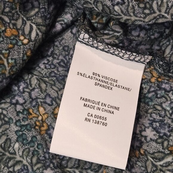 Reitmans Long Sleeve Floral Blouse XL - Picture 5 of 7